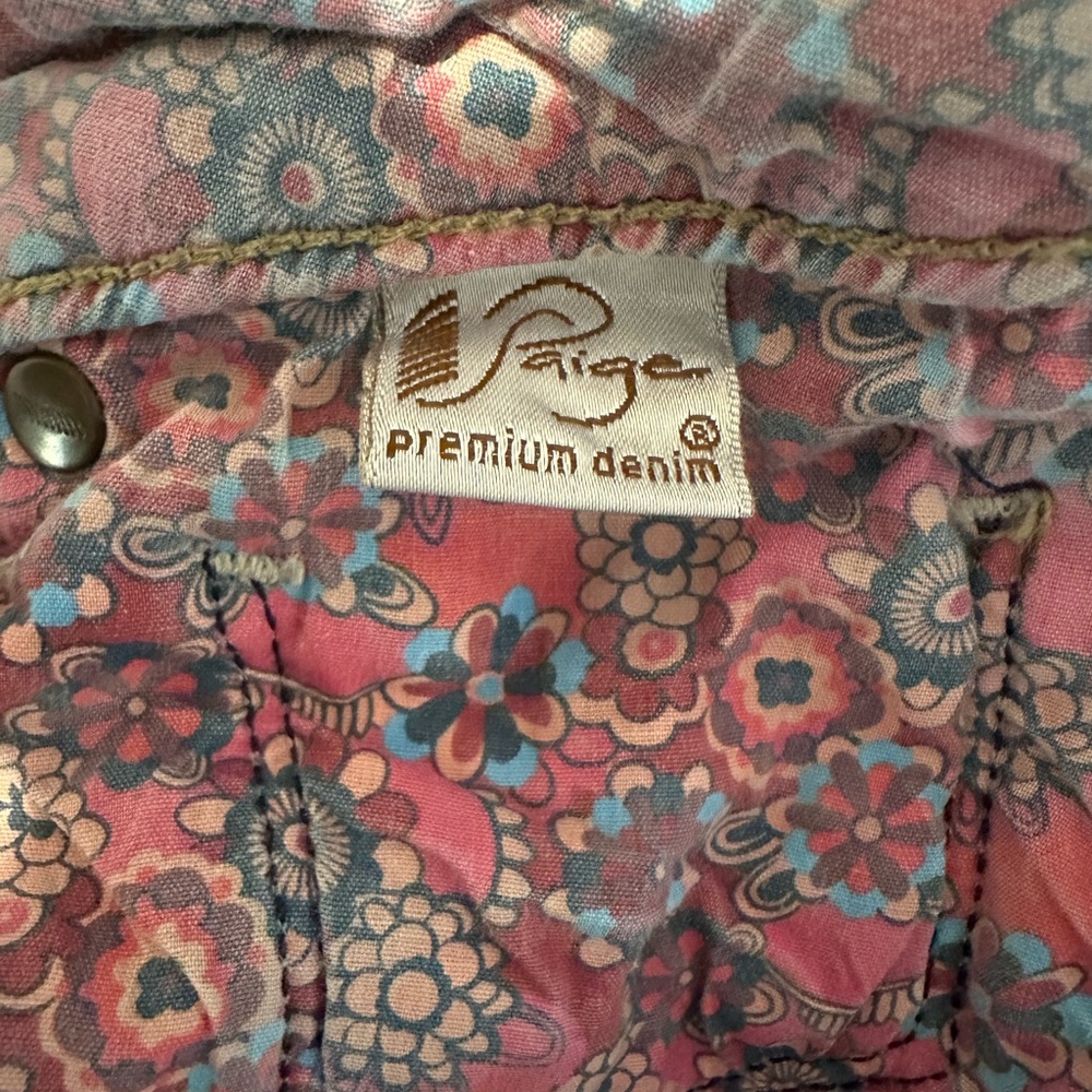 Paige Premium Denim “Lou Lou” jeans, women’s size 27 Flare Leg, low rise